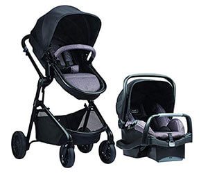 4-wheel car seat and stroller combos