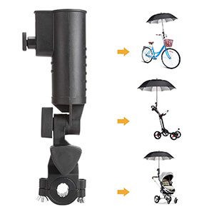 Universal 3 Wheel Golf Push Cart Umbrella Holder